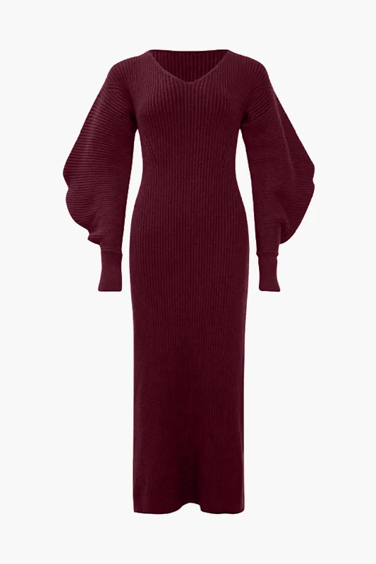 Find Your Perfect Deal Today!Long Sleeve Sweater Maxi Dress