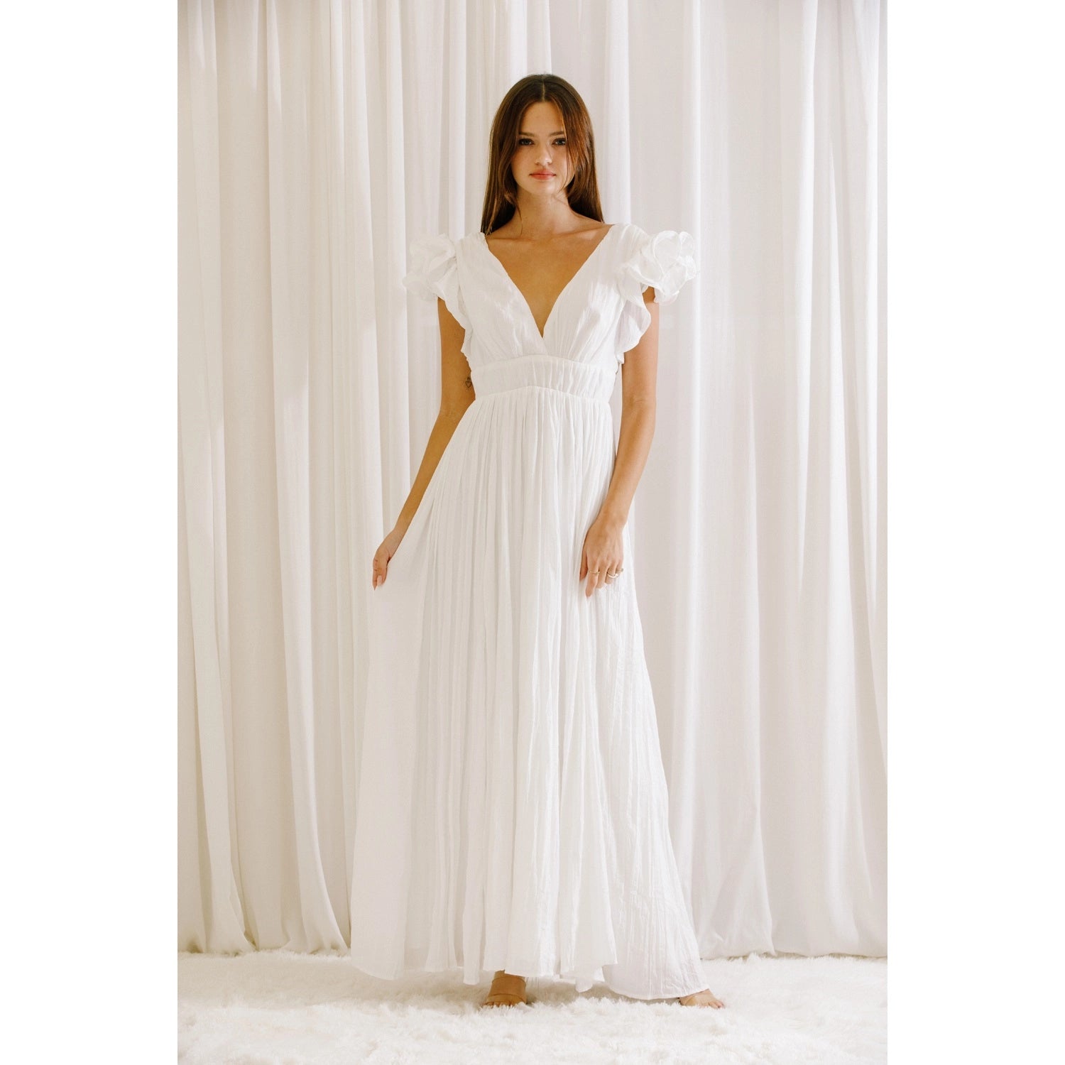 Shop Today, Save Tomorrow!Mono Crepe Maxi Dress
