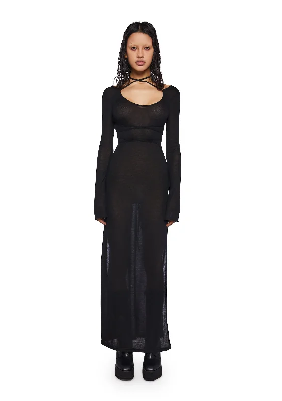 Save Money, Shop Happy!Crossfade Long Sleeve Maxi Dress