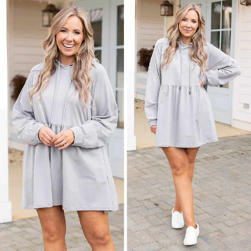 The Best Offers Are Here!Only Passion Dress, Grey
