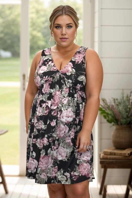 Get It Before It’s Gone!Roses in the Night - Swing Dress