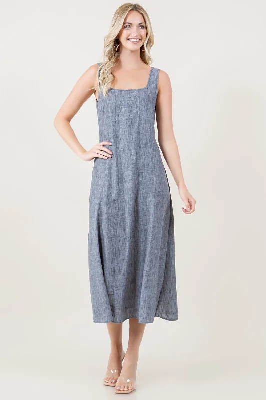Your Exclusive Offer Awaits!S/LESS SQUARE NECK PRINCESS SEAM MAXI DRESS - D3762-1212-AFLW Your Exclusive Offer Awaits!S/LESS SQUARE NECK PRINCESS SEAM MAXI DRESS - D3762-1212-AFLW