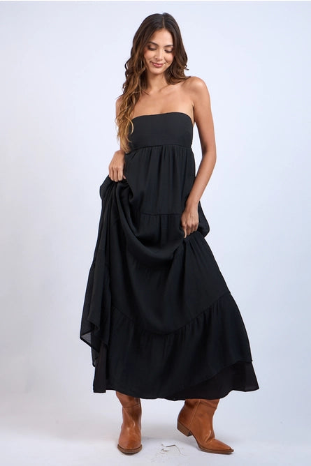 Your Wallet Will Thank You!Strapless Open Back Maxi