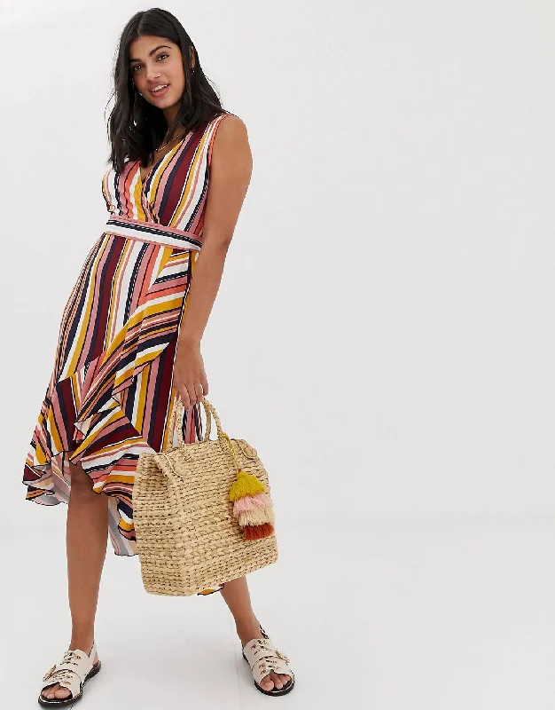 Must-Have Deals Inside!Stripe Midi Dress