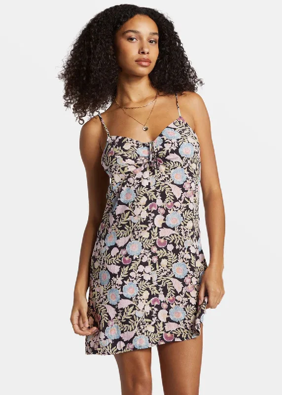 Your Favorite Items on Sale Now!Sun Chaser Mini Slip Dress - Black Sands