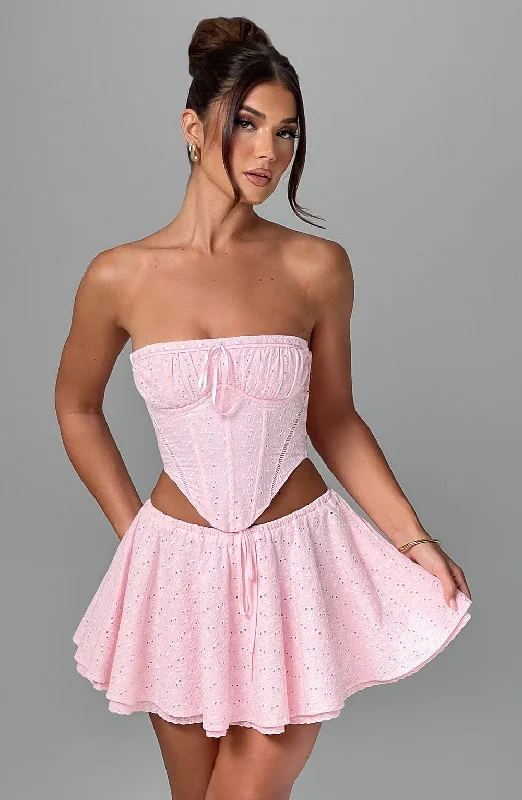 Score Huge Discounts Today!Winnie Mini Skirt - Blush