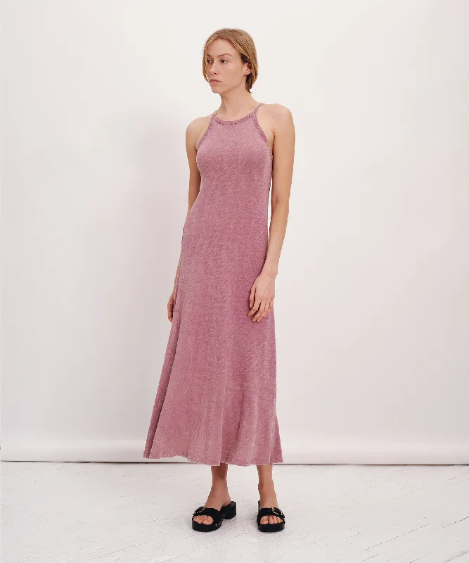 Save More with Every Purchase!Slub Jersey with Chroma Wash Tank Maxi Dress - Wisty Mauve Save More with Every Purchase!Slub Jersey with Chroma Wash Tank Maxi Dress - Wisty Mauve