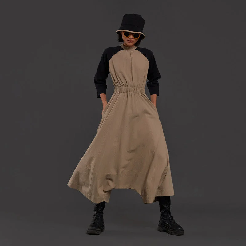 Instant Savings Await!Jumpsuits For Women | Pure Cotton Jumpsuit | Beige & Black