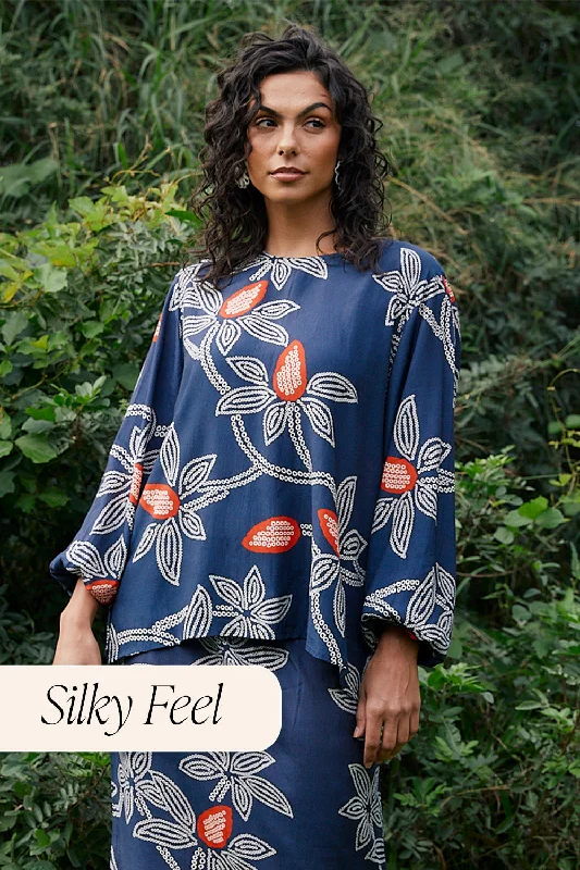 Hurry! While Supplies Last!Audrey Blouse in Ikebana