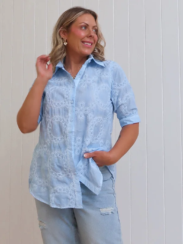 Your Wallet Will Thank You!Jillian Shirt - Blue