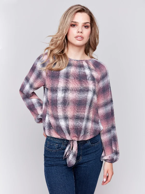 Today’s Deals, Tomorrow’s Regrets!Long-Sleeve Tie-Front Blouse - Quartz