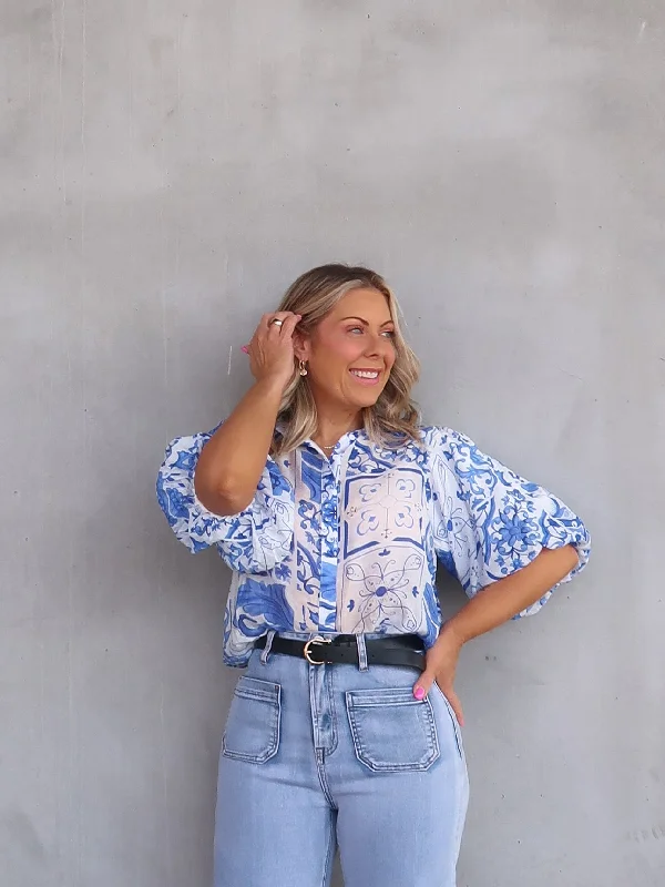 Today Only – Don’t Miss It!Margo Shirt - Blue