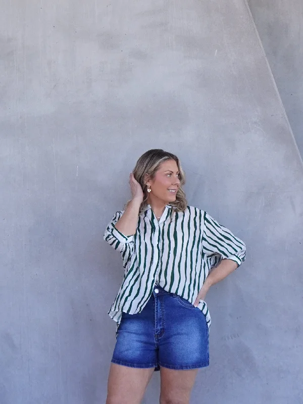 Flash Sale – Act Fast!Mimi Blouse - Green Wave