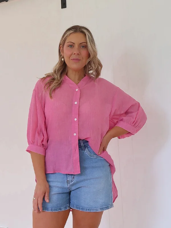 Unmissable Offers Await!Mimi Blouse - Fuchsia