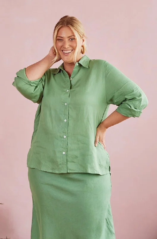 Every Deal is a Steal!Sam Shirt in Jadesheen