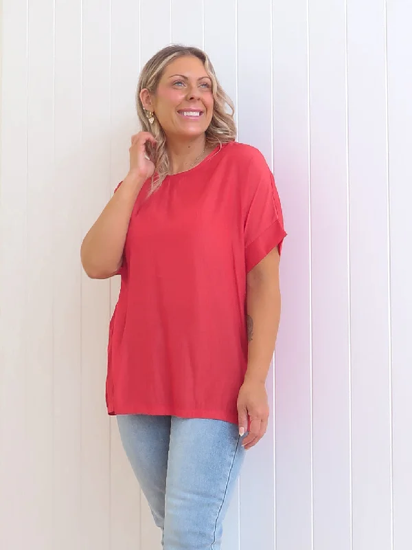 Unmissable Offers Await!Tamsin Blouse - Red